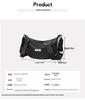 2025 Autumn/Winter Women's Top Layer Cowhide Shoulder Crossbody Bag