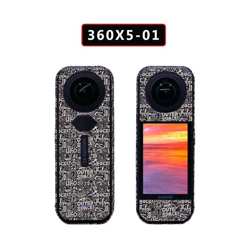 Anti-scratch Body Frame Protective Film For Insta360 X5 Decals Decoration PVC Sticker For Insta360 X5 Sports Camera Accessories