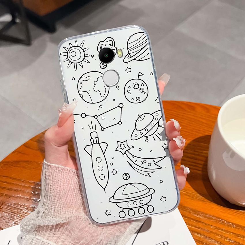 Hülle Für Redmi 4 3 6 Pro 4A 4X 5A 5 Plus K90 Niedliches Haifischkatzenmuster Handyhüllen Weiche Ultra Dünne TPU Silikon Anti-Rutsch-Schale Für Redmi Klare Rückabdeckung