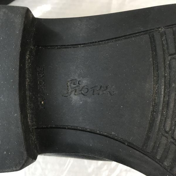 Germany Heritage/sioux/Leather Plain Toe Shoes/8/26.5/Black/Business Dress(USED)