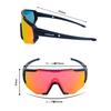 FUJIKAZE Sports UV400 UV Polarized Ideal for Trail and Mountain 4 Interchangeable Ultra Stays In Storage Case Sunglasses, Protection, 99% Protection,