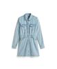 Tamijinseu Denim Trucker Mini Dress (T32G0Nop11Twt11A5)