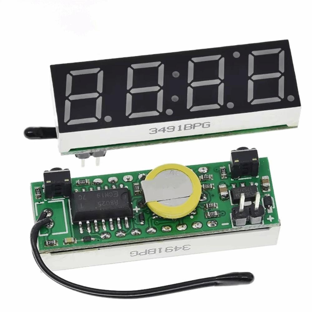 3-in-1 LED RX8025T Digitaluhr DC 5-30V Voltmeter Modul Modul DIY Thermometer DIY Projekte