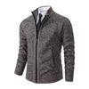Herfst Winter Jersey Heren Casual Sportjas Effen Kleur Opstaande Kraag Weater Grab Fleece Warm Rits Vest