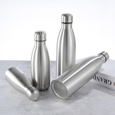 Stainless Steel Canteen Kettle Outdoor Camping Water Bottle Portable Large Capacity Cola Drink Bottle Leakproof