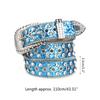 Bling Bling Cowboy Cowgirl Waist Belt Jeans Skirt Full Rhinestone Belt for Teens