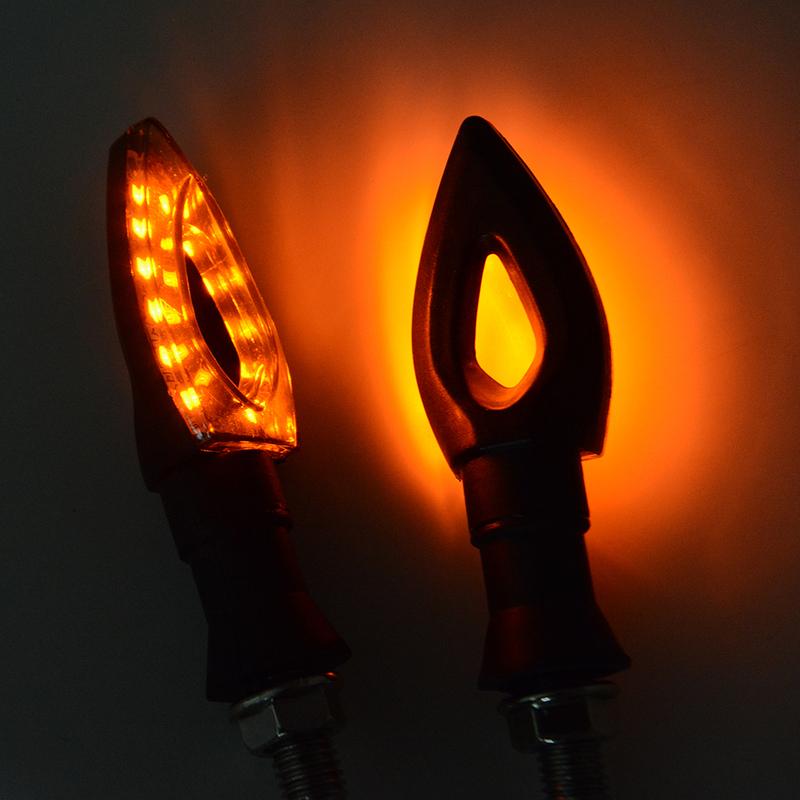 2Pcs/set DC 12V 12 LED Universal Blinker Waterproof Turn Indicators Lamps Motorcycle Turn Signal Lights Accessories Motorbike