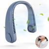 Portable Neck Fan Hand USB Fan Rechargeable Neck Fan Leafless 3 Speeds for Office Travel Outdoor Camping