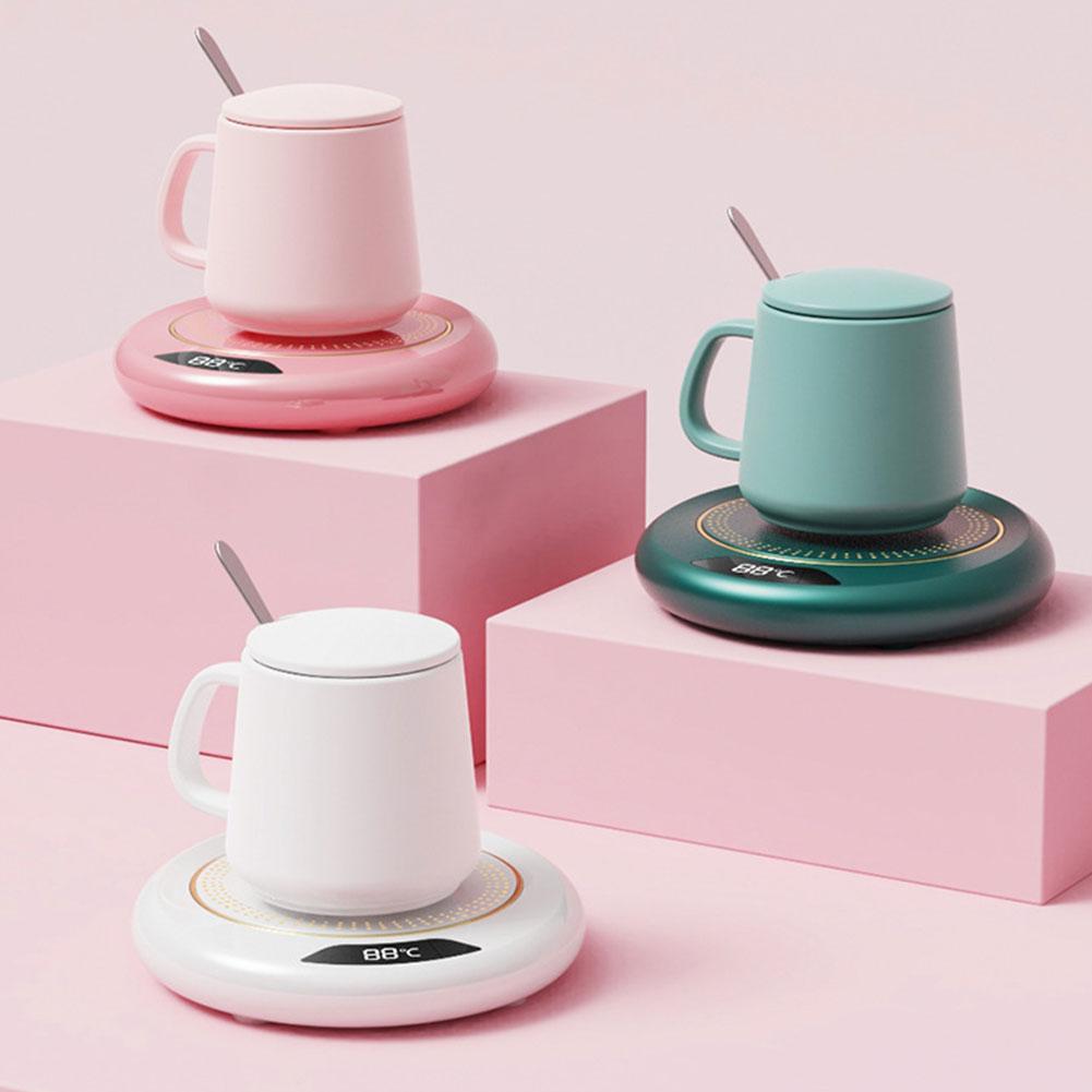 Mini Portable 55 degree USB Cup Warmer Coffee Mug Heating Coaster Smart Thermostatic  Plate Milk Tea Water Heating Pad Heater
