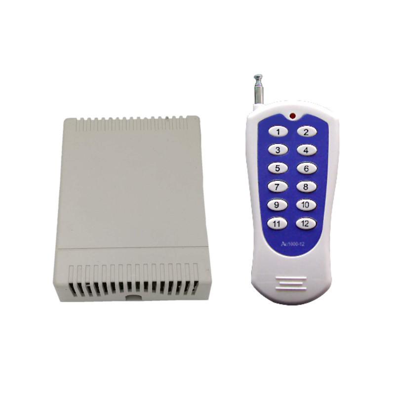 433 MHz, 12V/24V, 2-Way Jog, 6-Way Self-Locking Wireless Remote Switch, 4-Way Jog, 4-Way Self