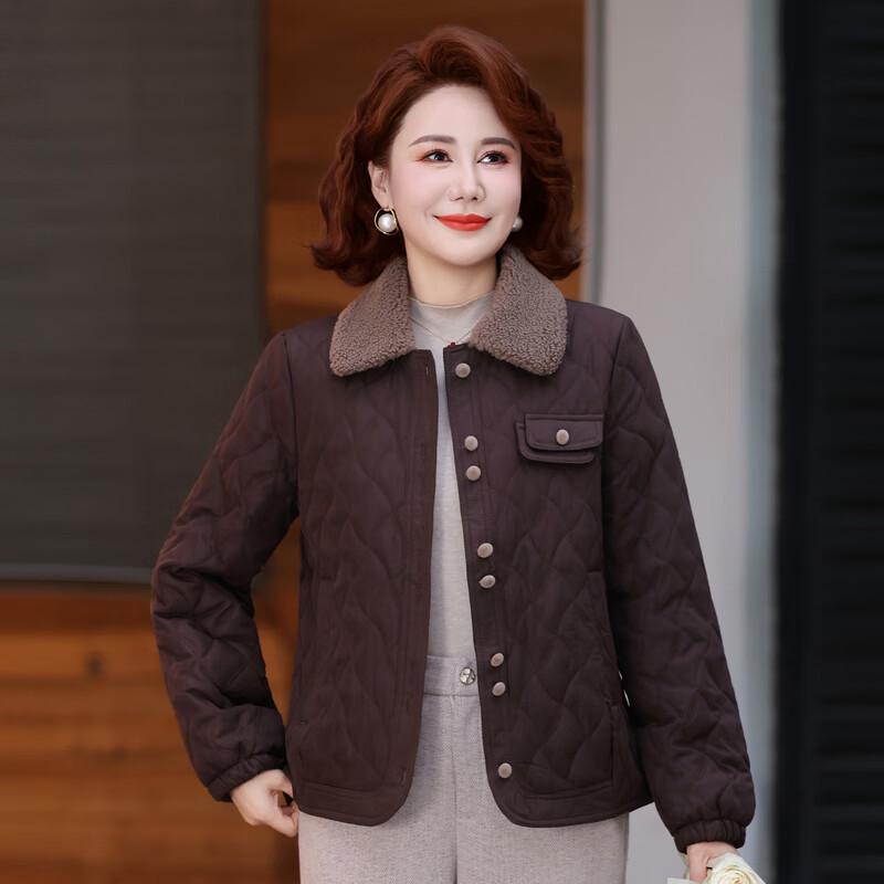 Hodo Women's Winter Padded Lapel Jacket