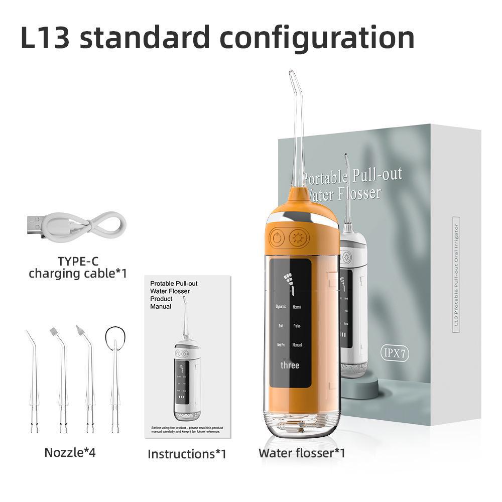 Portable USB Charging Electric Water Flosser for Oral Care and Teeth Cleaning