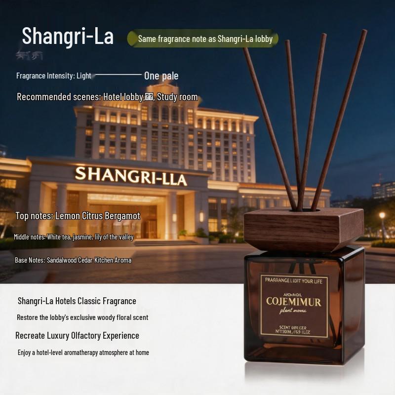 500ML Zen Tea Aroma Diffuser: Long-Lasting, All-Season Flameless Fragrance for Home & Hotel