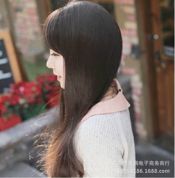 Girls' Long Curly Fluffy Wig - Matte High-Temperature Fiber, Fashionable European & American Style