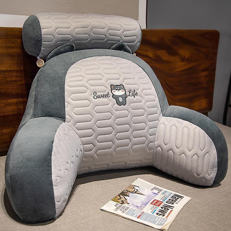 Pregnant Women's Bedside Cushions Waist Pillows Large Backrest Sofa Pillows Dormitory Reading Pillow Lumbar Support Pad Detachable Washable Jacket