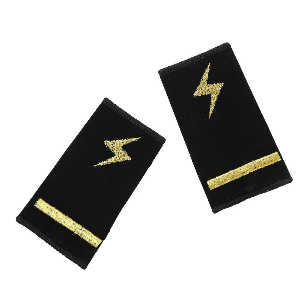 Captain Pilot Epaulets 1 Pair Professional Uniform Shoulder Straps with 1/2/3/4 Gold Silver Bar