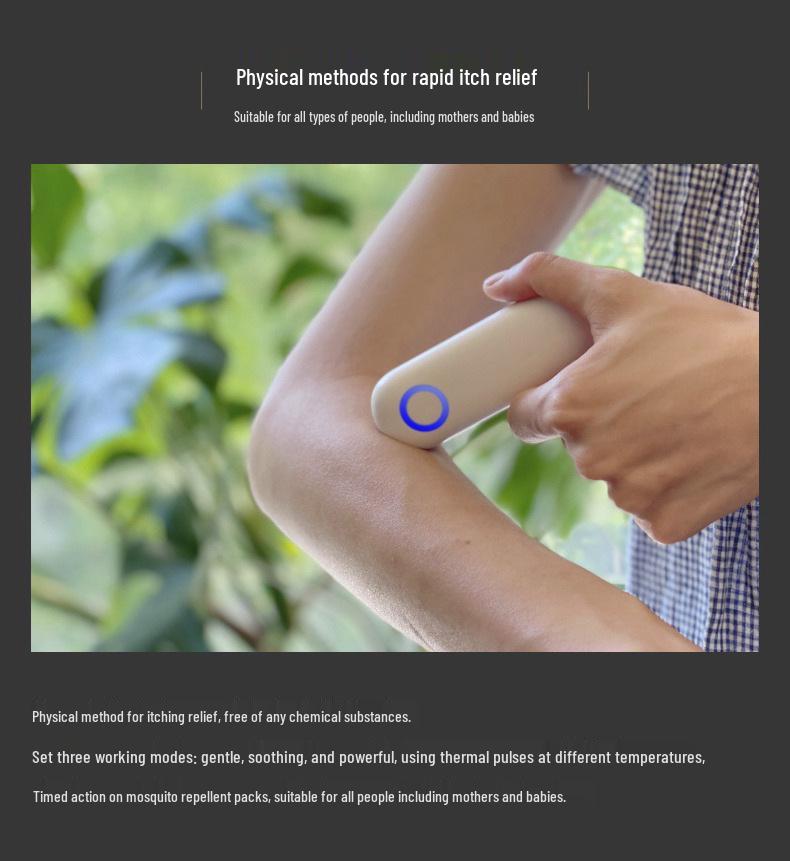 Portable Infrared Mosquito Bite Relief Pen for Home and Outdoor Use