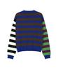 ADSB ANDERSSON BELL Girls Heart Message Crew-Neck Sweater Atb1464W(Blue/Green)