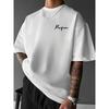 Men's Street Style Crew Neck T-Shirt with Bold 3D Geometric Print
