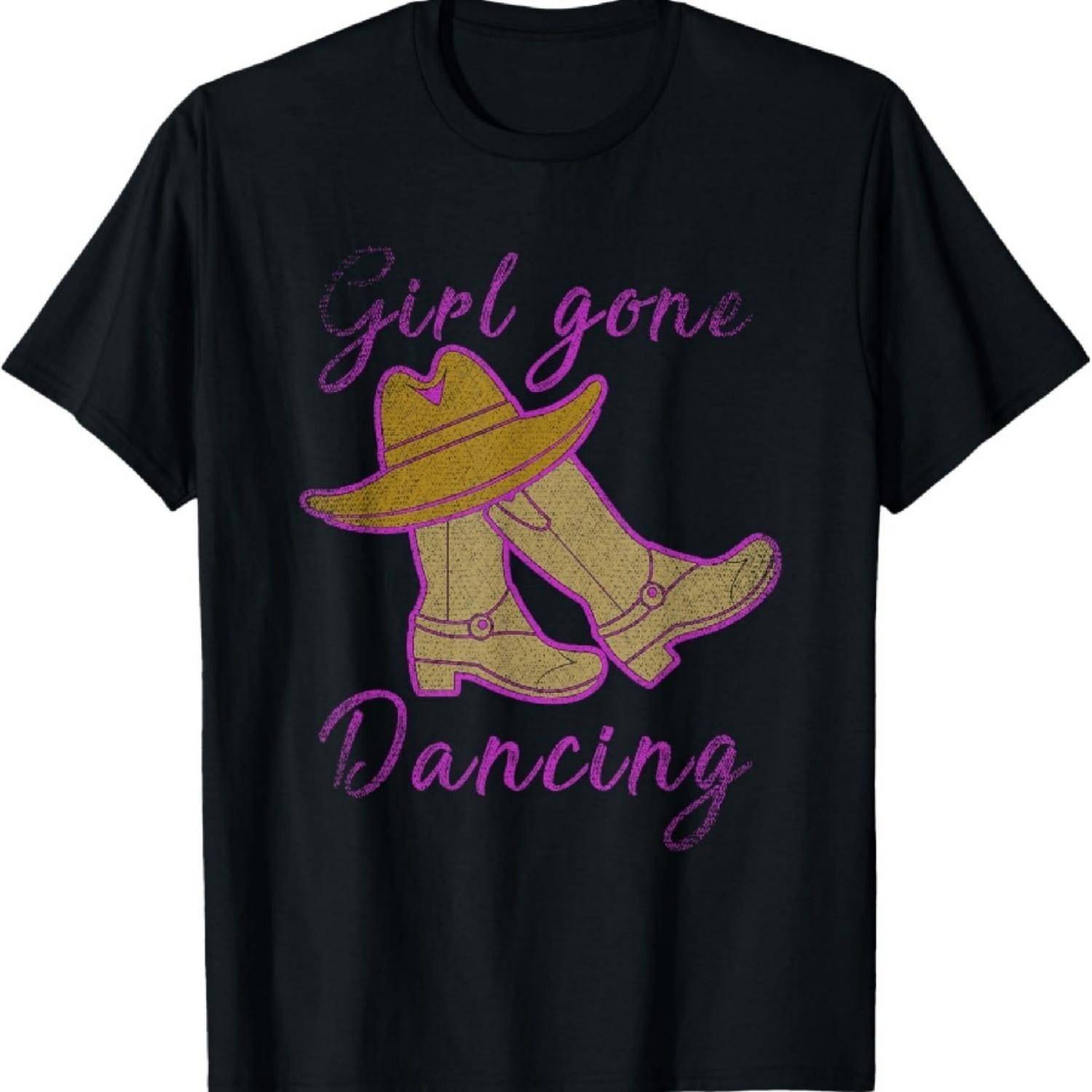 Футболка для танцев в стиле лайн-дэнс XXXXXL чёрный