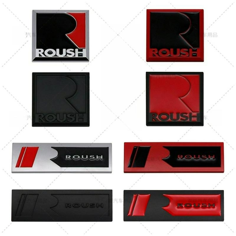 1Pc 3D Metal Roush Performance Badge Sticker Body Grill Trunk Emblem Decal for GT 500