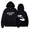 2026 Unisex Oversized Hooded Sweatshirt Loose Fit Air Layer Fabric Casual Long Sleeve Top Teens Adults