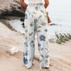 Women's Casual Pants Loose Soft Solid Color  Wide Leg Long Pants High Waist Straight Leg Pants