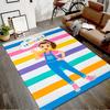 1pc Ms Rachel4 Design Printed Area Rug Carpet for Bedroom Living Room Home Decor Rugs Mat Non Slip Mat Rug for Bedside