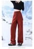 3-in-1 Men's and Women's Ski Pants: Fleece-Lined, Windproof, Waterproof for -40°C Winter Outdoors.