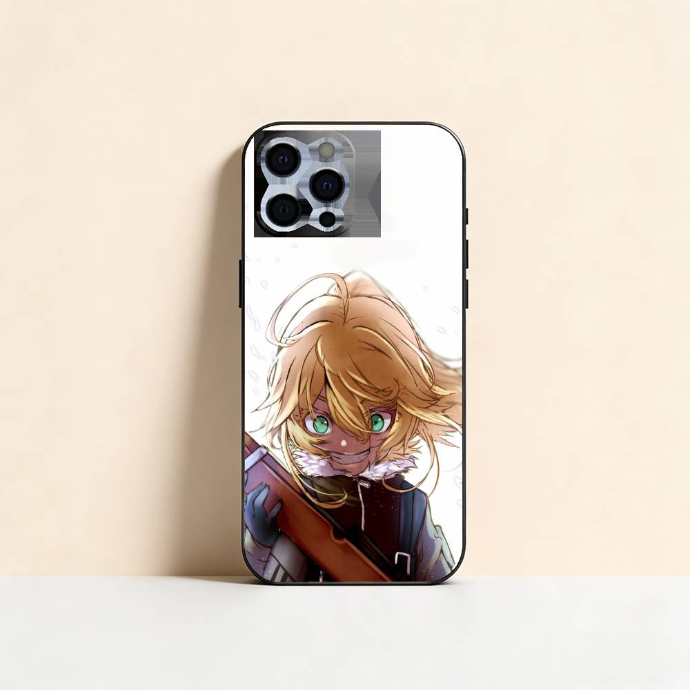 C-Comic Y-Youjo S-Senki Phone Case For iPhone 17,16,15,14,13,12,11 Plus,Pro Max,XS,Soft Silicone Black Cover