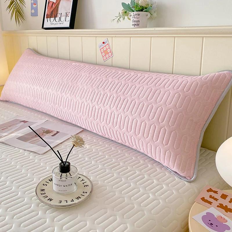 New Class A Cool Silk Small Fresh Printing Double Long 48x150cm Pillowcase Extended Couple Pillowcase Single Pillowcase