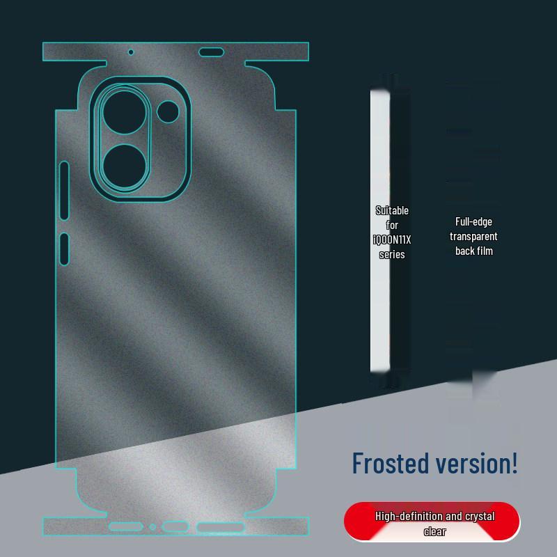 iQOO Z11 Turbo/Z10X/Z9 Turbo Ultra-Thin HD Scratch-Resistant Transparent Phone Back Film