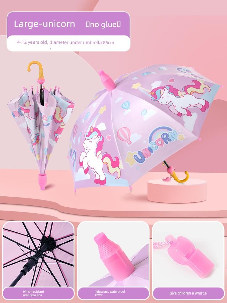 Children's Umbrella for Elementary School Boys, Kindergarten Girls, Special for School Use, Kids' Umbrella for 8-Year-Old Girls, 9
