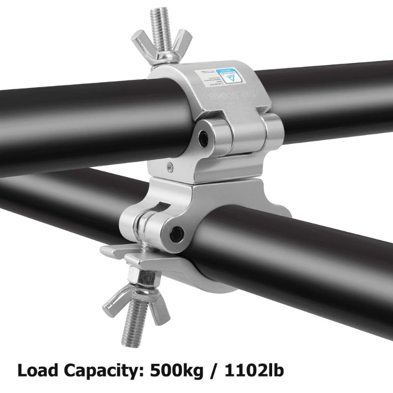 Aluminum Stage Light Pipe Clamp Replacement Tubing Clamp Fastner Hardware Accessories for Quick to Installation