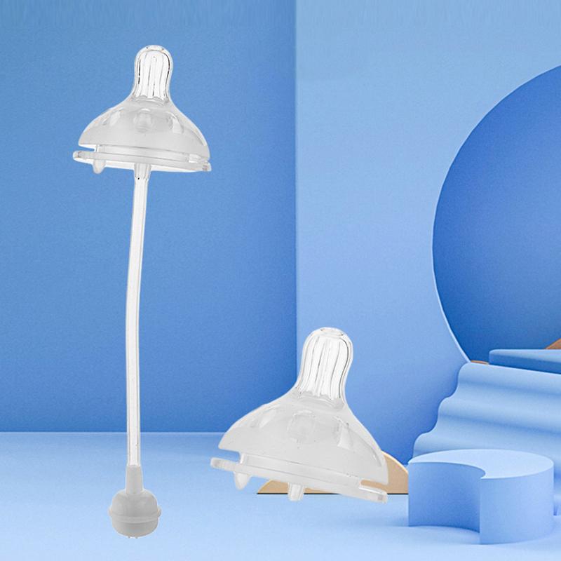 1 Piece Feeding Bottle Nipple Bottle Replace Accessory Baby Bottle Kids Cup Silicone Sippy Straw Mouth