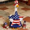 Porch Goose Outfits for 23 Inch Lawn Statue, 4th of July Costume for Cement Statue,Sculpture Clothes for Garden Patio USA 250th Anniversary Decoration