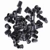 5mm LED 50Pcs Lamp Socket Diode Holder Nylon Black Clip Bezel Mount Useful