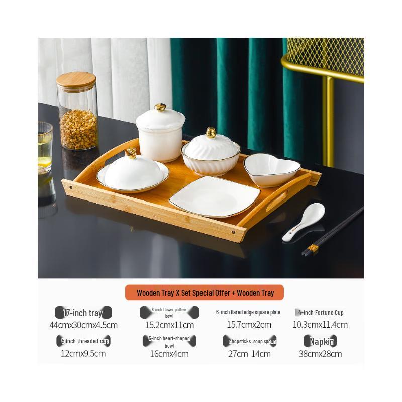 Postpartum Confinement Ceramic Tableware Set