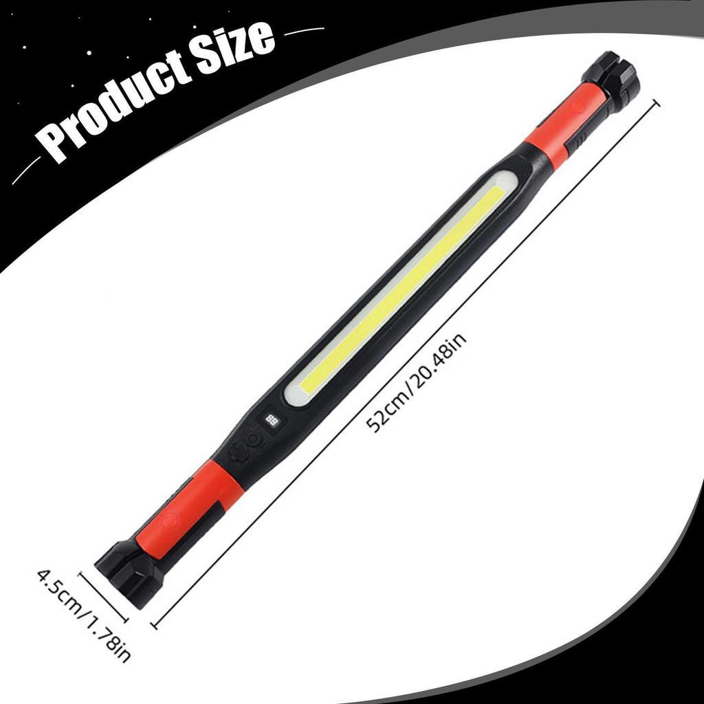 Car Work Light Inspection Lamp Auto Repair with Charging Cable for Maintenance Night Reading