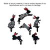 Yard Art Stake Acrylic Lawn Hollow Waterproof Garden Rabbit Stake DecorationNew