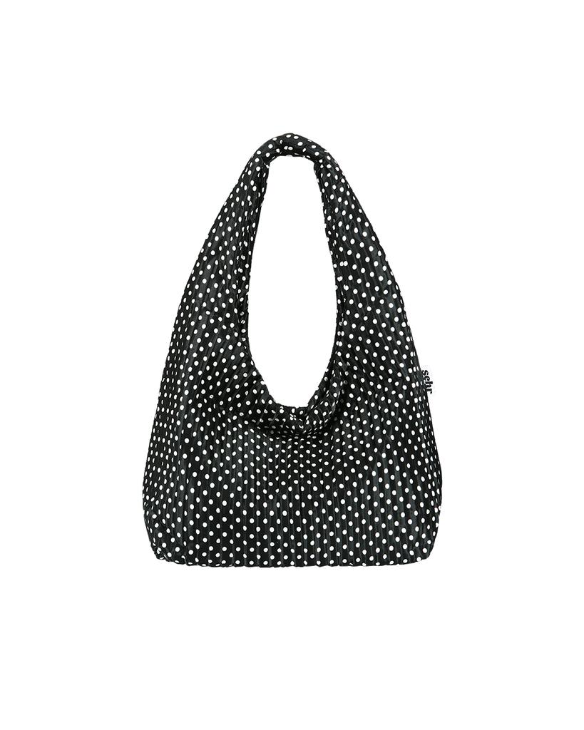 Sehr Pleats Polka Dot Big Bag (Black)