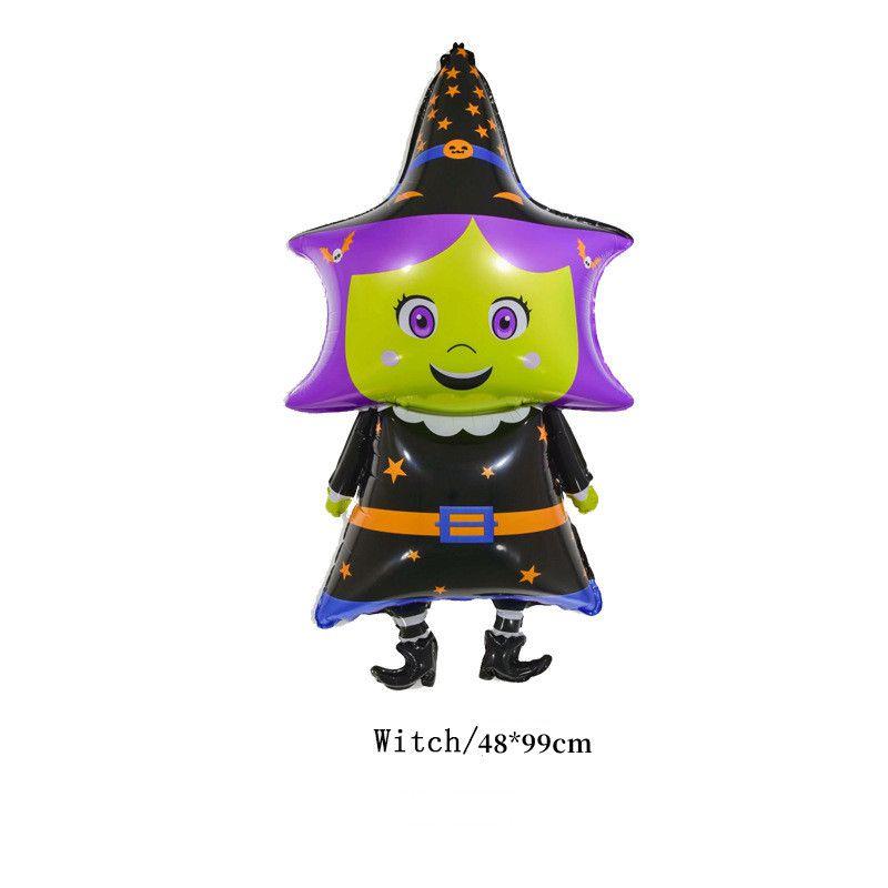 Spooky Halloween Decorations Aluminum Spider Foil Balloon For Party Supplies