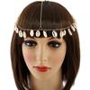 Stylish and Simple Fringed Bohemian Ethnic Shell Pendant Headband, Headband, Holiday Travel Headgear