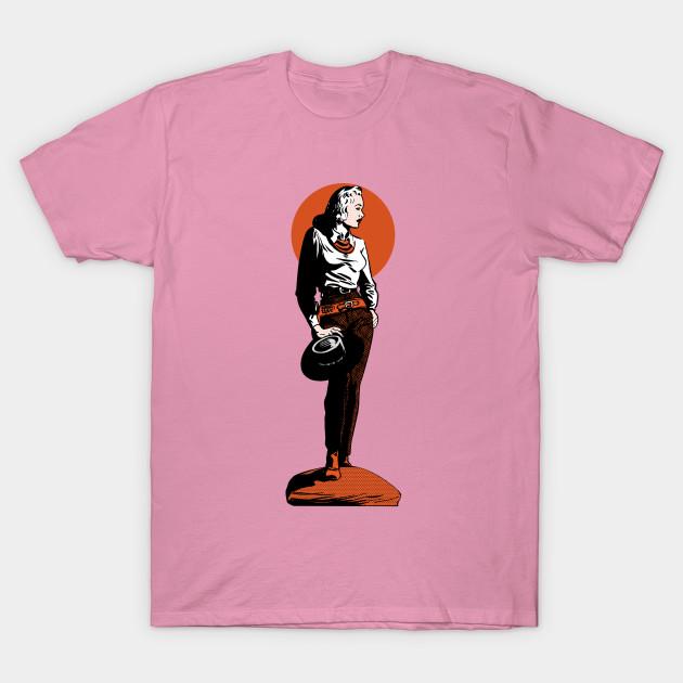 T Shirt Women Cowgirl Harajuku Print Kawaii Tshirt Summer Short Sleeve Female T-Shirt Top Tee