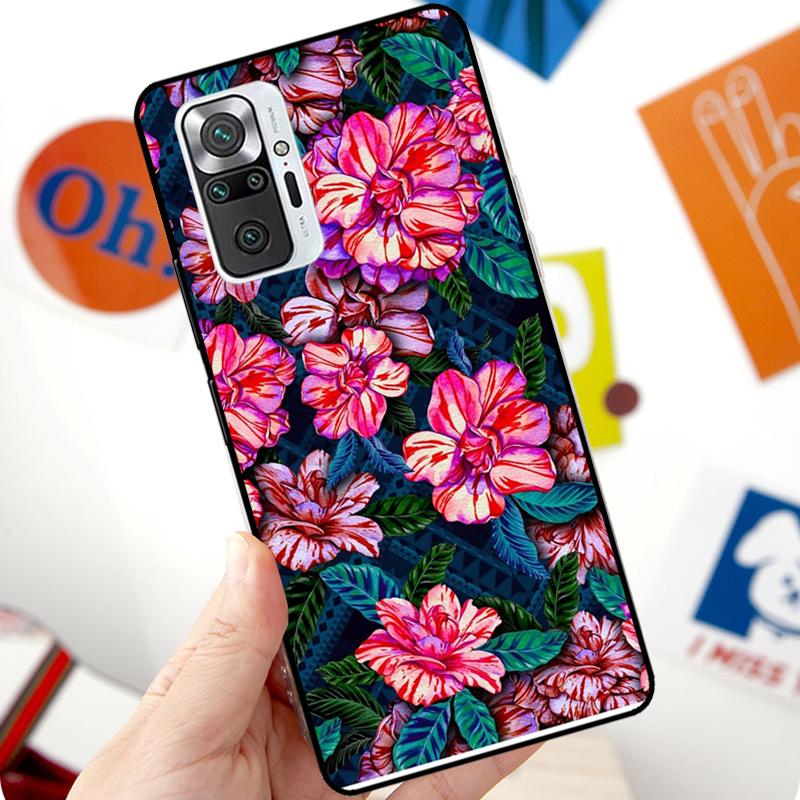 Tropical Aloha Hibiscus  Pattern Case For Xiaomi Redmi Note 12 Pro 11 8 9 10 Pro 9S 10S 11S 12S Redmi 12C 10C 9C 10A Cover