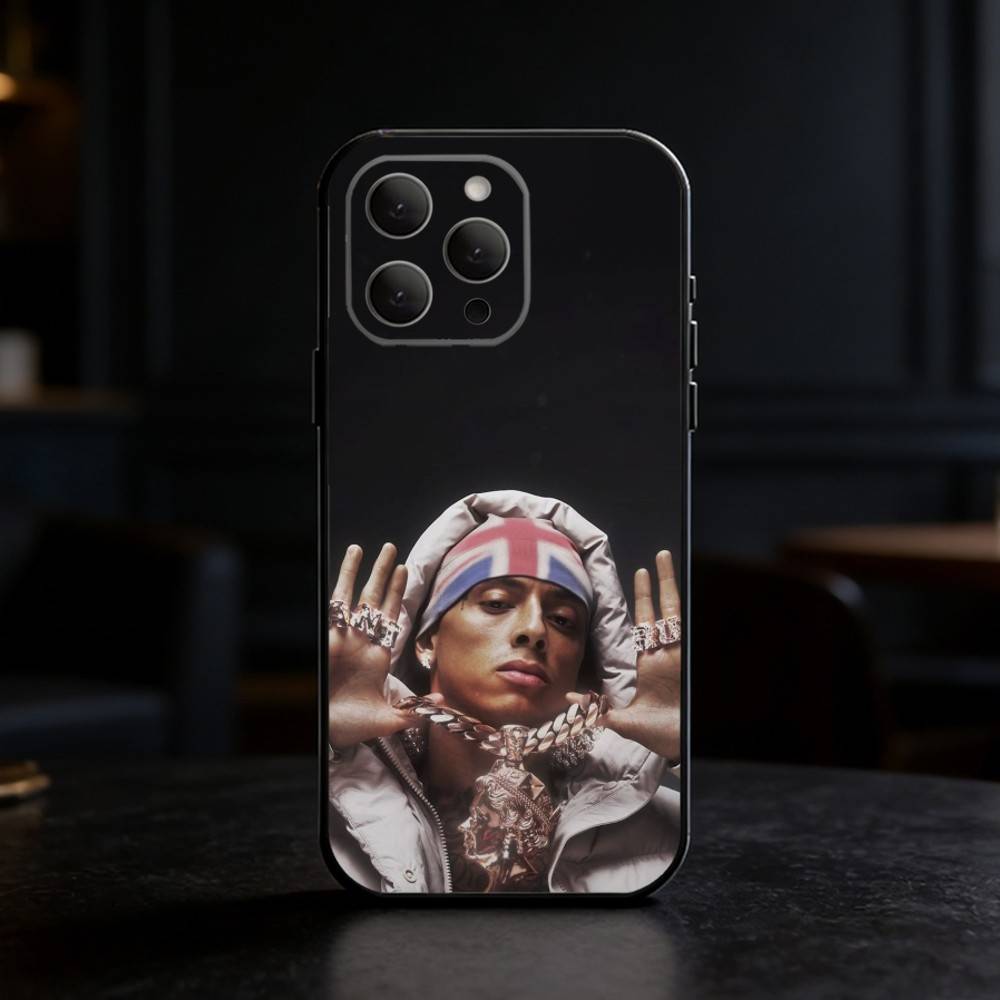 Central Cee Phone Case For iPhone 17,16,15,14,13,12,11 Plus,Pro,Max,Mini Silicone Black Soft Cover