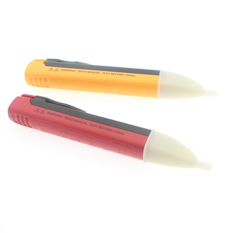 1AC-D Dual-Button Non-Contact Voltage Tester Pen with LED Light - Multi-Function Electrician Tool