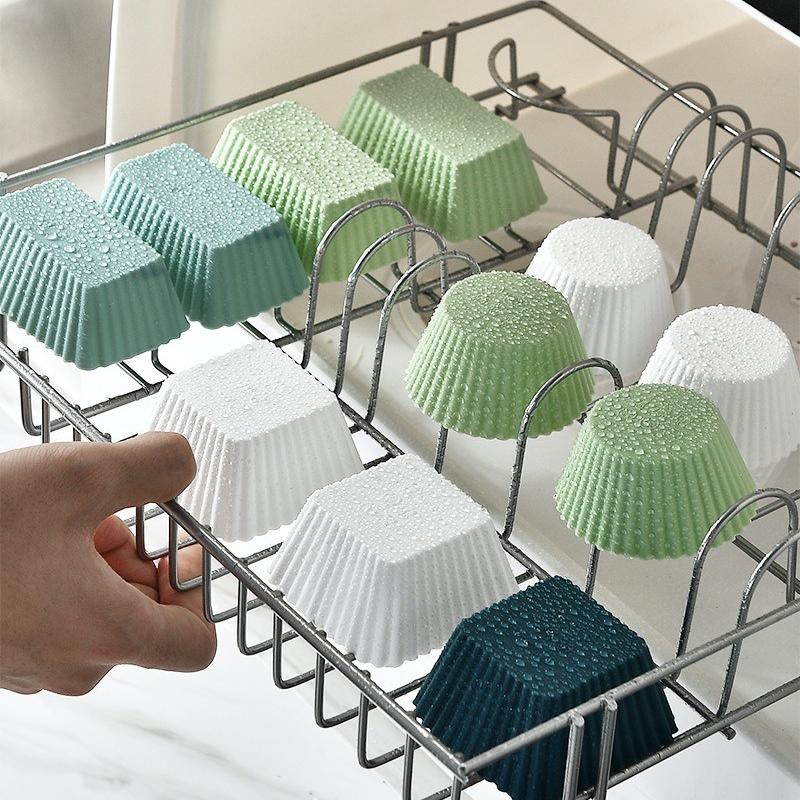 Silicone Reusable Cupcake Baking Cups Non-Stick Muffin Pastry Cake Liners Molds Sets