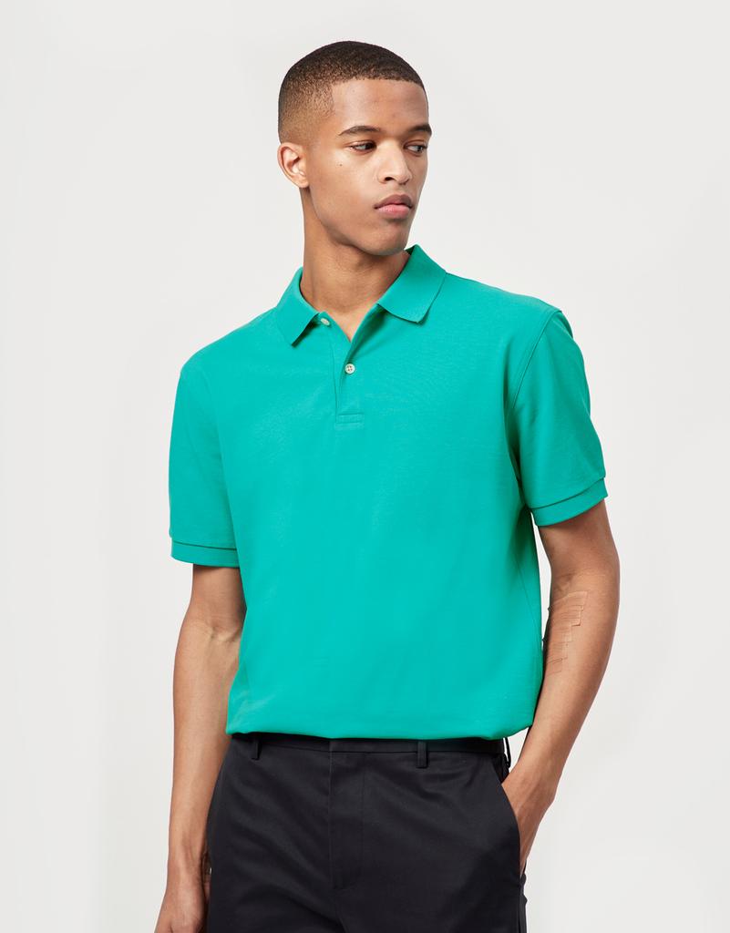 Pique Polo Short Sleeve Collared Shirt 011502 [24Color] (A Type)
