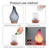 100ml Aromatherapy Ultrasonic Humidifier Wood Grain Essential Oil Diffuser